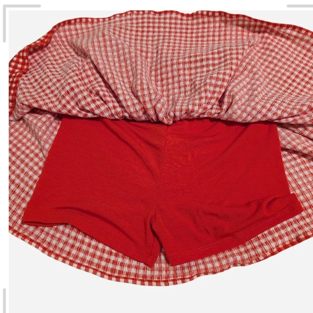 Hello Kitty Red Checkered Skirt